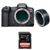 Canon EOS R5 + EF-EOS R + SanDisk 128GB Extreme PRO UHS-II SDXC 300 MB/s|MCZ DIRECT
