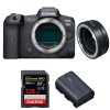 Canon R5 + EF-EOS R + SanDisk 128GB Extreme PRO UHS-II SDXC 300 MB/s + Canon LP-E6NH - Appareil Photo Professionnel|MCZ DIRECT Canon R5 + EF-EOS R + SanDisk 128GB Extreme PRO UHS-II SDXC 300 MB/s + Canon LP-E6NH - Appareil Photo Professionnel|MCZ DIRECT