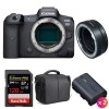 Canon R5 + EF-EOS R + SanDisk 128GB Extreme PRO UHS-II SDXC 300 MB/s + 2 Canon LP-E6NH + Sac - Appareil Photo Professionnel|MCZ DIRECT