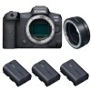 Canon EOS R5 + EF-EOS R + 3 Canon LP-E6NH - Cámara mirrorless|MCZ DIRECT