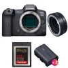 Canon EOS R5 + EF-EOS R + SanDisk 512GB Extreme PRO CFexpress Type B + 2 Canon LP-E6NH - Cámara mirrorless|MCZ DIRECT