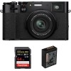Fujifilm X100V Negro + SanDisk 64GB Extreme Pro UHS-I SDXC 170 MB/s + Fujifilm NP-W126S - Cámara compacta|MCZ DIRECT