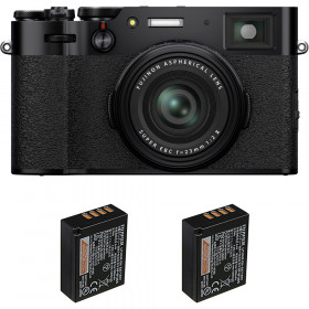 Fujifilm X100V Noir + 2 Fujifilm NP-W126S - Appareil Compact Expert-1