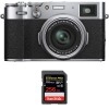 Fujifilm X100V Silver + SanDisk 256GB Extreme Pro UHS-I SDXC 170 MB/s - Appareil Compact Expert|MCZ DIRECT