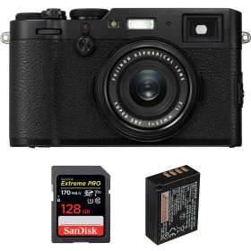 Fujifilm X100F Black + SanDisk 128GB Extreme Pro UHS-I SDXC 170 MB/s + Fujifilm NP-W126S-1