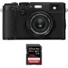 Fujifilm X100F Noir + SanDisk 256GB Extreme Pro UHS-I SDXC 170 MB/s - Appareil Compact Expert|MCZ DIRECT