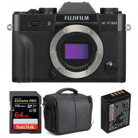 Fujifilm X-T30 Black + SanDisk 64GB Extreme Pro UHS-I SDXC 170 MB/s + Fujifilm NP-W126S + Bag-1