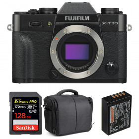 Fujifilm X-T30 Black + SanDisk 128GB Extreme Pro UHS-I SDXC 170 MB/s + Fujifilm NP-W126S + Bag-1