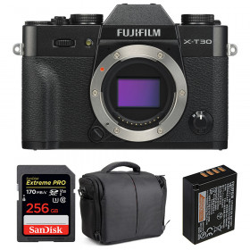 Fujifilm X-T30 Black + SanDisk 256GB Extreme Pro UHS-I SDXC 170 MB/s + Fujifilm NP-W126S + Bag-1