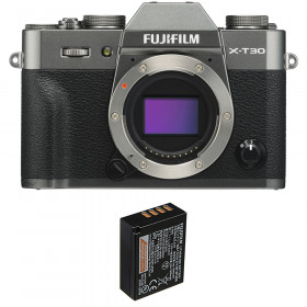 Cámara mirrorless Fujifilm XT30 Charcoal + 1 Fujifilm NP-W126S-1