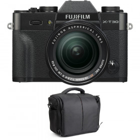 Cámara mirrorless Fujifilm XT30 + XF 18-55mm f/2.8-4 R LM OIS Negro + Bolsa-1