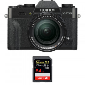 Fujifilm X-T30 + XF 18-55mm f/2.8-4 R LM OIS Black + SanDisk 64GB UHS-I SDXC 170 MB/s-1