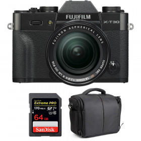 Fujifilm X-T30 + XF 18-55mm f/2.8-4 R LM OIS Black + SanDisk 64GB UHS-I SDXC 170 MB/s + Bag-1