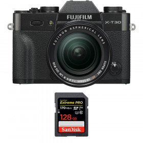 Fujifilm X-T30 + XF 18-55mm f/2.8-4 R LM OIS Black + SanDisk 128GB UHS-I SDXC 170 MB/s-1