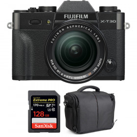 Fujifilm X-T30 + XF 18-55mm f/2.8-4 R LM OIS Black + SanDisk 128GB UHS-I SDXC 170 MB/s + Bag-1