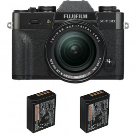 Fujifilm X-T30 + XF 18-55mm f/2.8-4 R LM OIS Black + 2 Fujifilm NP-W126S-1