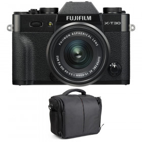 Appareil photo hybride Fujifilm XT30 + XC 15-45mm F3.5-5.6 OIS PZ Noir + Sac-1