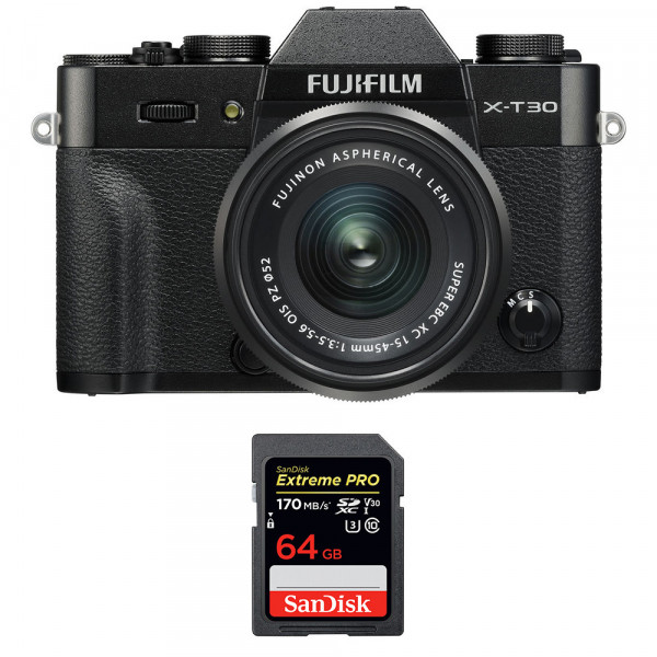 Fujifilm X-T30 + XC 15-45mm f/3.5-5.6 OIS PZ Black + SanDisk 64GB UHS-I SDXC 170 MB/s-1