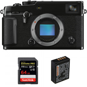 Fujifilm X-PRO3 Body Black + SanDisk 64GB Extreme Pro UHS-I SDXC 170 MB/s + Fujifilm NP-W126S-1