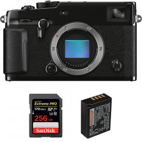 Cámara mirrorless Fujifilm X-Pro3 Cuerpo Negro + SanDisk 256GB Extreme Pro UHS-I SDXC 170 MB/s + Fujifilm NP-W126S-1