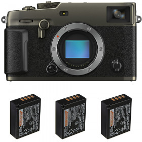 Fujifilm XPro 3 Nu Dura Black + 3 Fujifilm NP-W126S - Appareil Photo Hybride-1