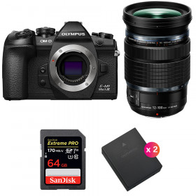 Olympus OM-D E-M1 Mark III + ED 12-100mm f/4 IS PRO + SanDisk 64GB Extreme Pro UHS-I 170 MB/s + 2 BLH-1-1