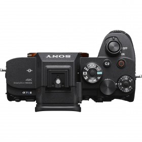 Sony Alpha 7S III mirrorless camera body top view with controls and ports