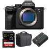Sony A7S III Nu + SanDisk 64GB Extreme PRO UHS-II SDXC 300 MB/s + Sony NP-FZ100 + Sac - Appareil Photo Professionnel|MCZ DIRECT