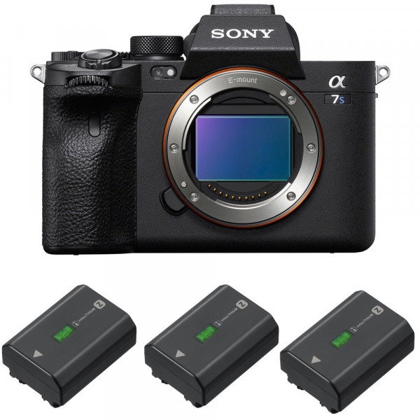 Sony Alpha 7S III Body + 3 Sony NP-FZ100 - Mirrorless camera-1