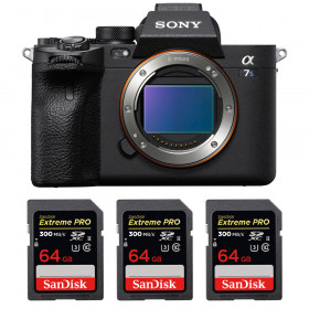 Sony A7S III Nu + 3 SanDisk 64GB Extreme PRO UHS-II SDXC 300 MB/s - Appareil Photo Professionnel-1