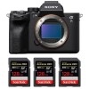 Sony Alpha 7S III Body + 3 SanDisk 128GB Extreme PRO UHS-II SDXC 300 MB/s - Mirrorless camera-1