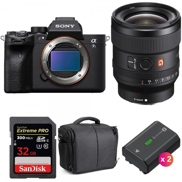 Sony Alpha 7S III + FE 24mm f/1.4 GM + SanDisk 32GB Extreme PRO UHS-II SDXC 300 MB/s + 2 NP-FZ100 + Bag - Mirrorless camera-1