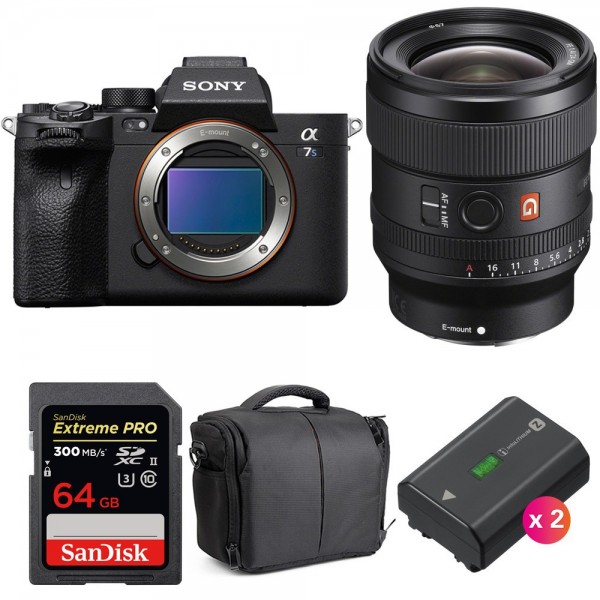 Sony Alpha 7S III + FE 24mm f/1.4 GM + SanDisk 64GB Extreme PRO UHS-II SDXC 300 MB/s + 2 NP-FZ100 + Bag - Mirrorless camera-1