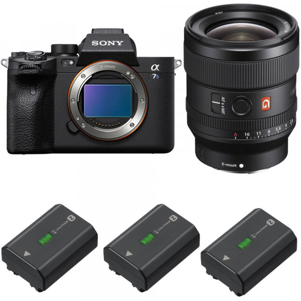Sony Alpha 7S III + FE 24mm f/1.4 GM + 3 Sony NP-FZ100 - Mirrorless camera-1