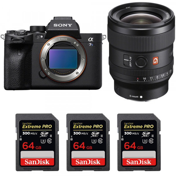 Sony A7S III + FE 24mm F1.4 GM + 3 SanDisk 64GB Extreme PRO UHS-II SDXC 300 MB/s - Appareil Photo Professionnel-1
