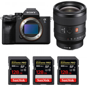 Sony A7S III + FE 24mm f/1.4 GM + 3 SanDisk 128GB Extreme PRO UHS-II SDXC 300 MB/s - Cámara mirrorless-1