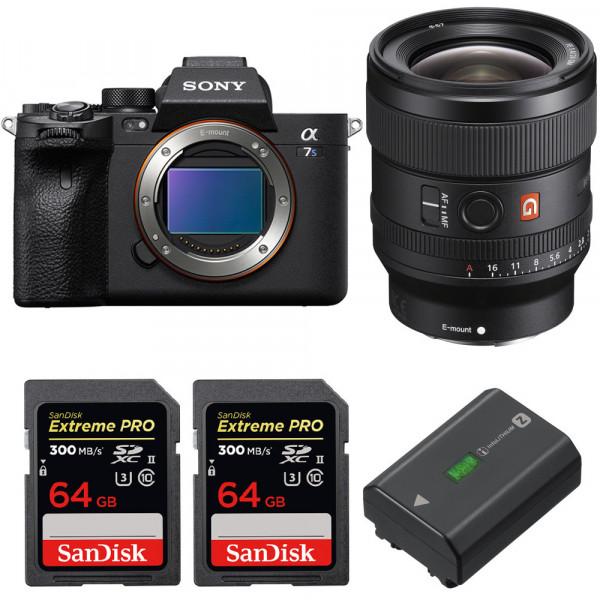 Sony Alpha 7S III + FE 24mm f/1.4 GM + 2 SanDisk 64GB Extreme PRO UHS-II SDXC 300 MB/s + 1 Sony NP-FZ100 - Mirrorless camera-1