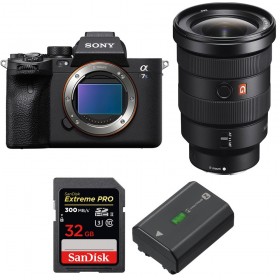 Sony A7S III + FE 16-35mm F2.8 GM + SanDisk 32GB Extreme PRO UHS-II SDXC 300 MB/s + Sony NP-FZ100 - Contenu de la boite