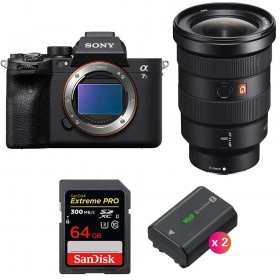 Sony A7S III + FE 16-35mm F2.8 GM + SanDisk 64GB E - Contenu de la boite