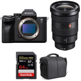 Sony A7S III + FE 16-35mm F2.8 GM + SanDisk 64GB Extreme PRO UHS-II SDXC 300 MB/s + Sac - Contenu de la boite