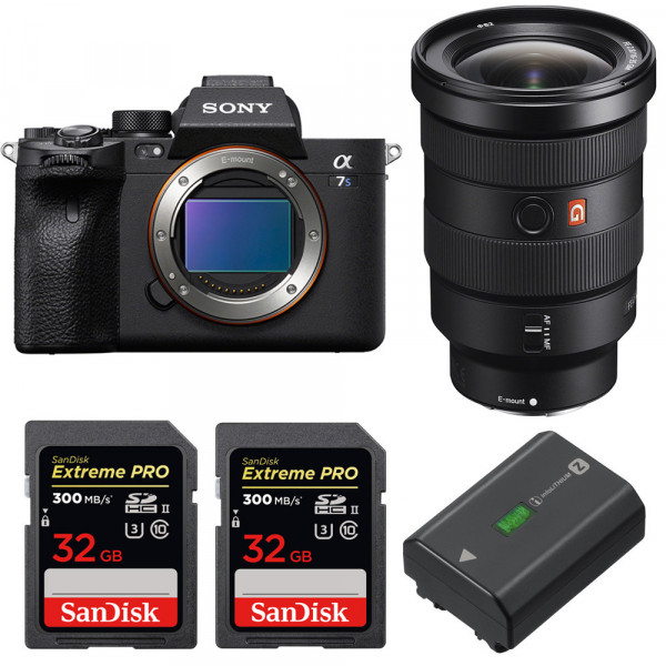 Sony Alpha 7S III + FE 16-35mm f/2.8 GM + 2 SanDisk 32GB Extreme PRO UHS-II 300 MB/s + 1 Sony NP-FZ100 - Mirrorless camera-1