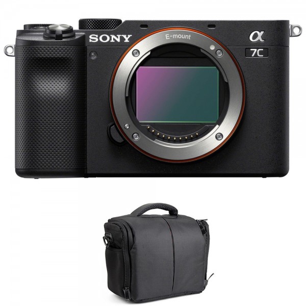 Cámara mirrorless Sony A7C Cuerpo Negro + Bolsa-1