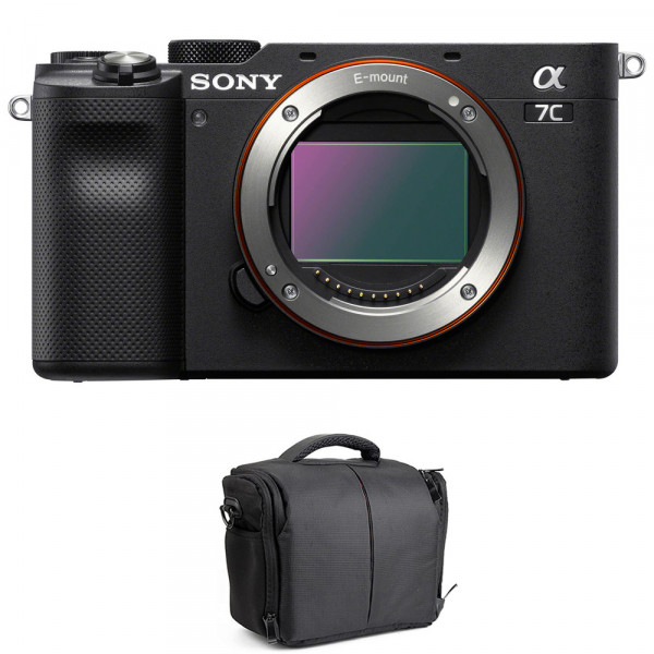 Appareil photo hybride Sony A7C Nu Noir + Sac-1