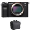 Sony A7C Nu Noir + Sac - Appareil Photo Hybride|MCZ DIRECT Sony A7C Nu Noir + Sac - Appareil Photo Hybride|MCZ DIRECT
