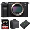 Sony Alpha a7C Body Black + SanDisk 32GB Extreme PRO UHS-II SDXC 300 MB/s + Sony NP-FZ100 + Bag|MCZ DIRECT