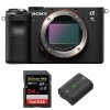 Sony A7C Cuerpo Negro + SanDisk 64GB Extreme PRO UHS-II SDXC 300 MB/s + Sony NP-FZ100 - Cámara mirrorless|MCZ DIRECT