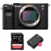 Sony Alpha a7C Body Black + SanDisk 64GB Extreme PRO UHS-II SDXC 300 MB/s + 2 Sony NP-FZ100|MCZ DIRECT