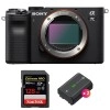 Sony Alpha a7C Body Black + SanDisk 128GB Extreme PRO UHS-II SDXC 300 MB/s + 2 Sony NP-FZ100|MCZ DIRECT