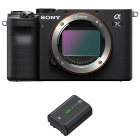 Cámara mirrorless Sony A7C Cuerpo Negro + 1 Sony NP-FZ100-1