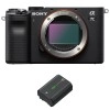 Sony A7C Nu Noir + 1 Sony NP-FZ100 - Appareil Photo Hybride|MCZ DIRECT